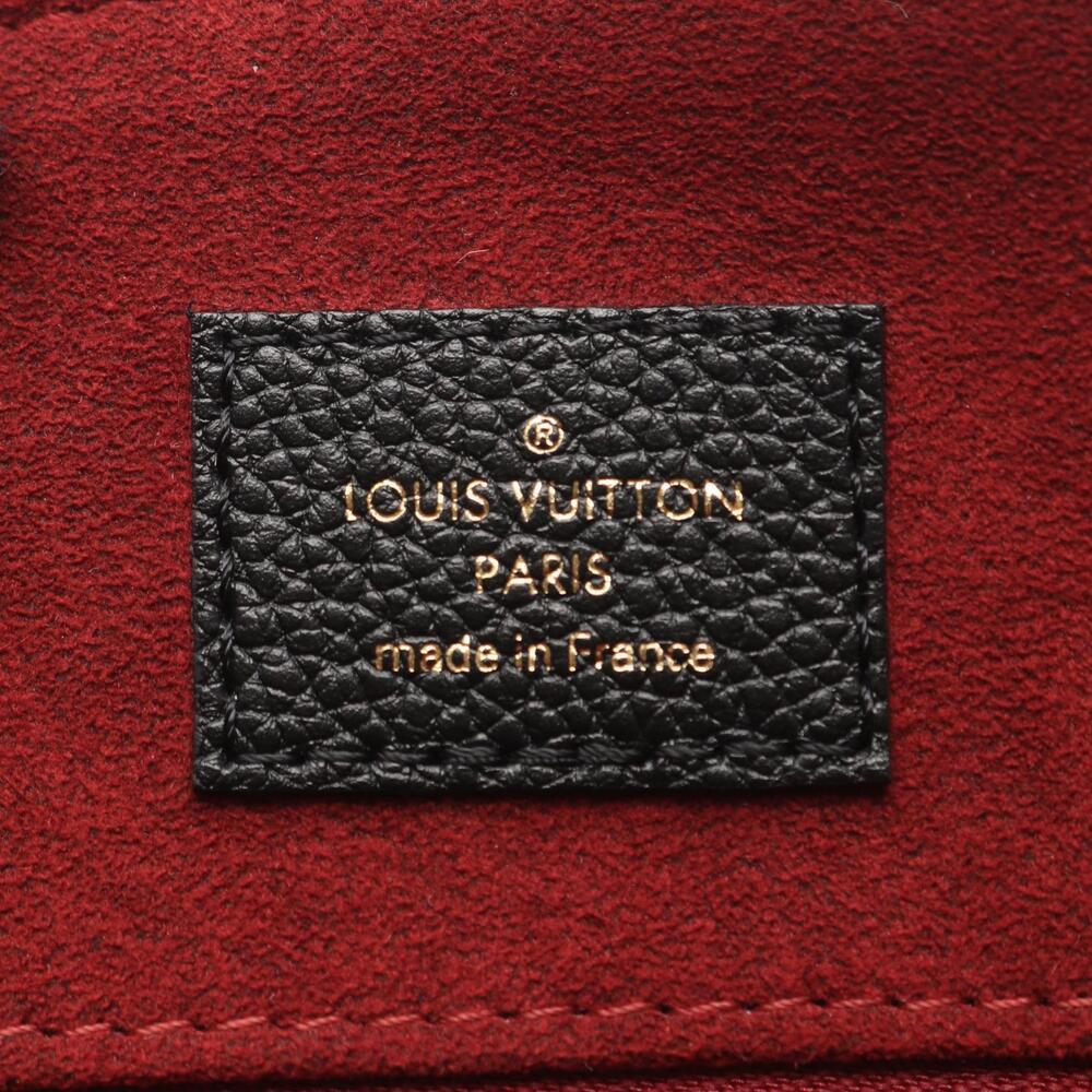 Louis Vuitton Leather Palais Handbag Monogram Grand Empreinte Black - Picture 3 of 5